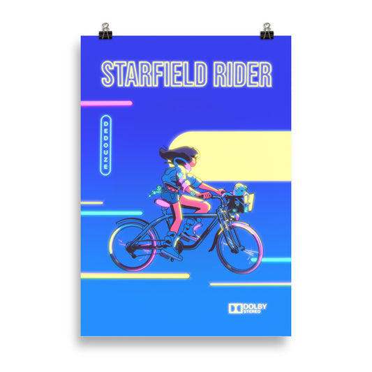 Starfield Rider, matte poster