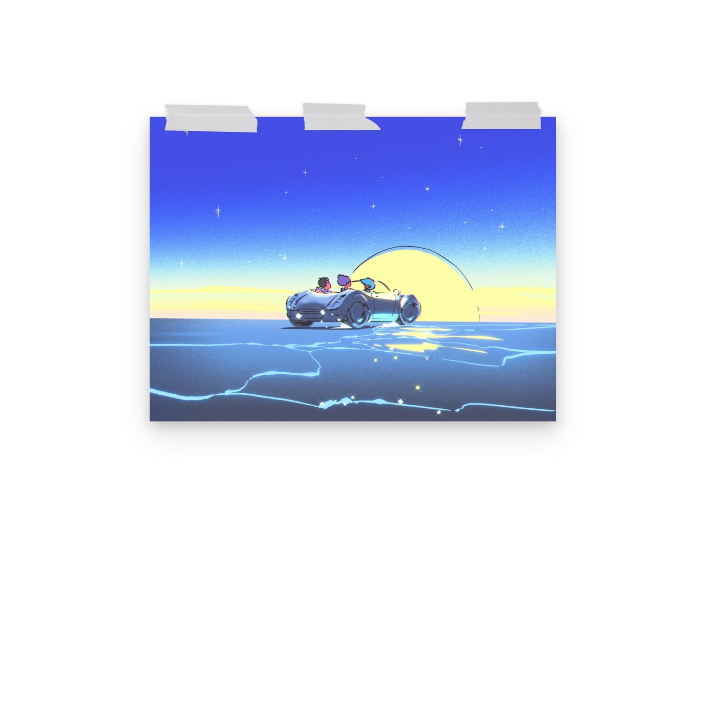 Sunset - Matte poster