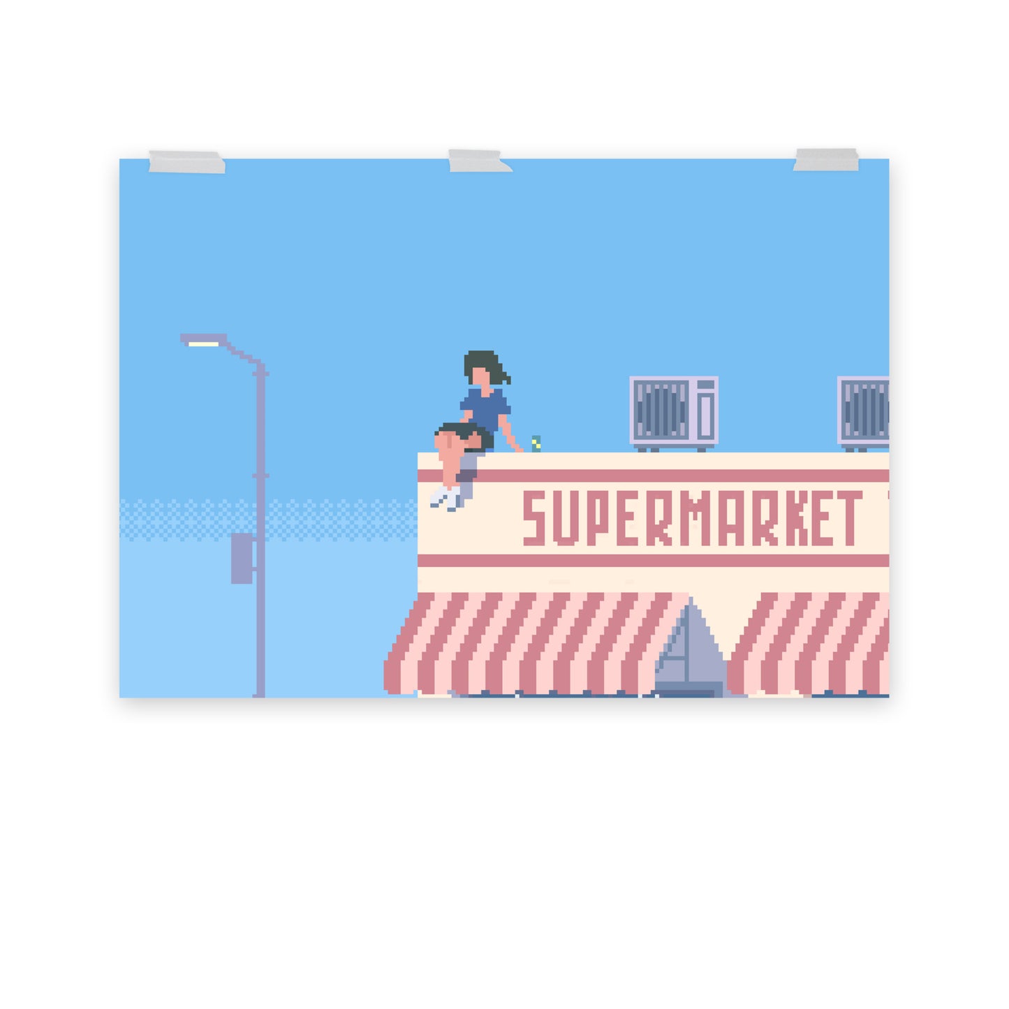 Supermarket - Matte poster