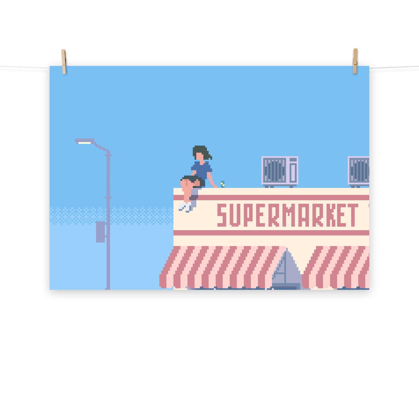 Supermarket - Matte poster