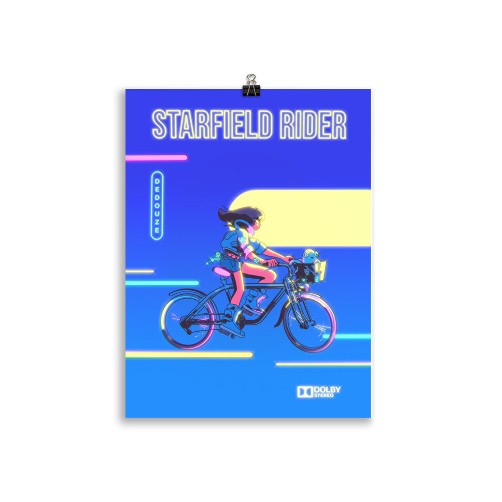 Starfield Rider, matte poster