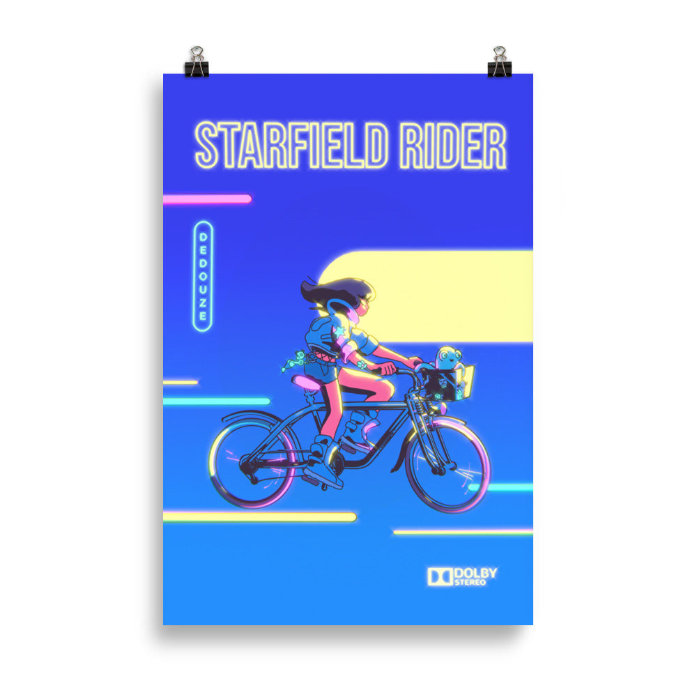 Starfield Rider, matte poster